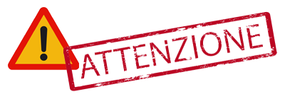 attenzione pericolo